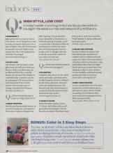 Better Homes & Gardens February 2009 Magazine Article: BONUS: Color in 3 Easy Steps