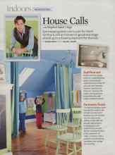 Better Homes & Gardens February 2009 Magazine Article: House Calls with Stephen Saint-Onge