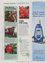 Better Homes & Gardens February 2009 Magazine Article: THIS MONTH IN THE GARDEN