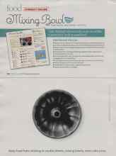 Better Homes & Gardens February 2009 Magazine Article: Mixing Bowl