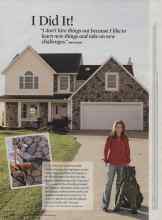 Better Homes & Gardens February 2009 Magazine Article: I Did It!