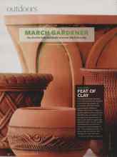 Better Homes & Gardens March 2009 Magazine Article: MARCH GARDENER