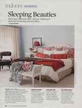 Better Homes & Gardens March 2009 Magazine Article: Sleeping Beauties
