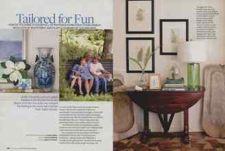 Better Homes & Gardens March 2009 Magazine Article: Tailored for Fun