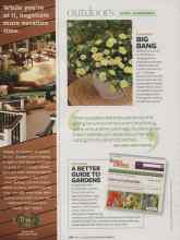 Better Homes & Gardens April 2009 Magazine Article: BIG BANG