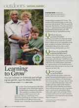 Better Homes & Gardens April 2009 Magazine Article: Learning to Grow