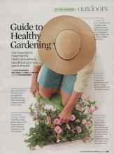 Better Homes & Gardens May 2009 Magazine Article: Guide to Healthy Gardening