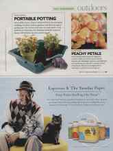 Better Homes & Gardens May 2009 Magazine Article: PEACHY PETALS