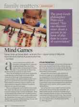 Better Homes & Gardens May 2009 Magazine Article: Mind Games