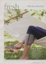 Better Homes & Gardens June 2009 Magazine Article: Kick Back