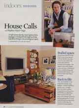 Better Homes & Gardens June 2009 Magazine Article: House Calls with Stephen Saint-Onge