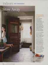 Better Homes & Gardens June 2009 Magazine Article: Stow Away