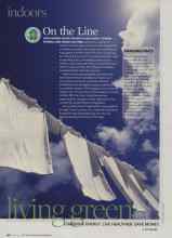 Better Homes & Gardens June 2009 Magazine Article: Living green