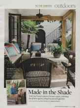 Better Homes & Gardens June 2009 Magazine Article: Made in the Shade