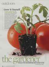 Better Homes & Gardens June 2009 Magazine Article: Grow It Yourself