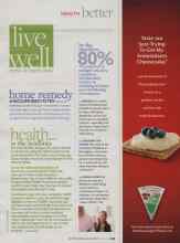Better Homes & Gardens June 2009 Magazine Article: Home remedy