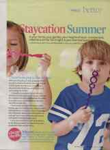 Better Homes & Gardens June 2009 Magazine Article: Staycation Summer