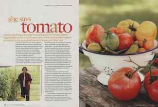 Better Homes & Gardens from 2009 | She says tomato