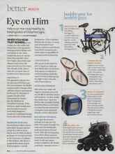 Better Homes & Gardens July 2009 Magazine Article: Eye on Him