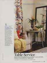 Better Homes & Gardens August 2009 Magazine Article: Table Service