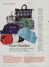 Better Homes & Gardens August 2009 Magazine Article: Gym Dandies