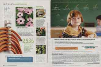 Better Homes & Gardens August 2009 Magazine Article: Page 122