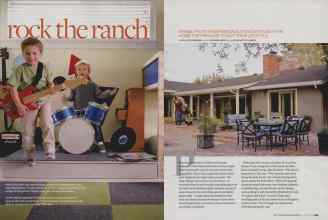 Better Homes & Gardens August 2009 Magazine Article: Rock the ranch