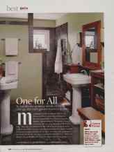 Better Homes & Gardens September 2009 Magazine Article: One for All