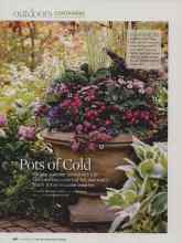 Better Homes & Gardens September 2009 Magazine Article: Pots of Cold
