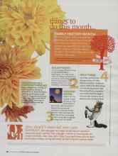 Better Homes & Gardens October 2009 Magazine Article: Things to do this month...