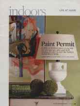 Better Homes & Gardens October 2009 Magazine Article: Paint Permit