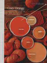 Better Homes & Gardens October 2009 Magazine Article: Cozy Orange