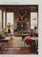 Better Homes & Gardens October 2009 Magazine Article: Camped Out