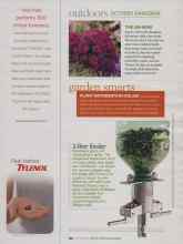 Better Homes & Gardens October 2009 Magazine Article: 2-liter feeder