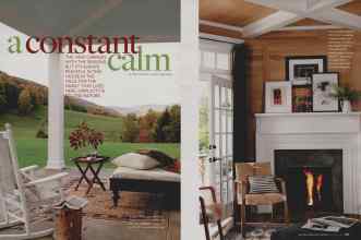 Better Homes & Gardens October 2009 Magazine Article: A constant calm