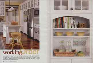 Better Homes & Gardens October 2009 Magazine Article: Working Order