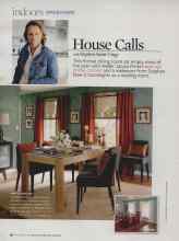 Better Homes & Gardens November 2009 Magazine Article: House Calls with Stephen Saint-Onge