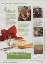 Better Homes & Gardens November 2009 Magazine Article: THIS MONTH IN THE GARDEN