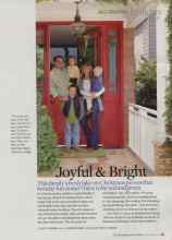 Better Homes & Gardens December 2009 Magazine Article: Joyful & Bright