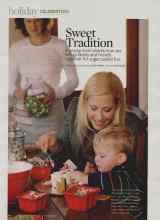 Better Homes & Gardens December 2009 Magazine Article: Sweet Tradition