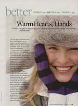 Better Homes & Gardens December 2009 Magazine Article: Warm Hearts, Hands