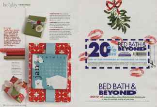 Better Homes & Gardens December 2009 Magazine Article: Page 72