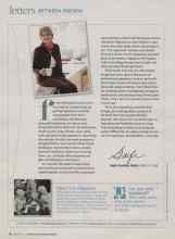 Better Homes & Gardens January 2010 Magazine Article: Letters BETWEEN FRIENDS