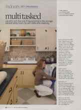 Better Homes & Gardens January 2010 Magazine Article: Multi tasked