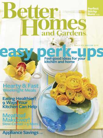 Better Homes & Gardens March 2010 Magazine Cover