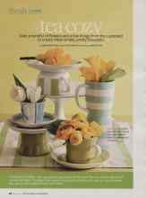 Better Homes & Gardens March 2010 Magazine Article: Tea cozy