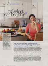 Better Homes & Gardens March 2010 Magazine Article: Mission: eat healthy