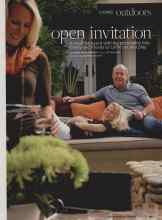 Better Homes & Gardens March 2010 Magazine Article: Open invitation