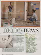 Better Homes & Gardens March 2010 Magazine Article: TAX TIME REMINDERS