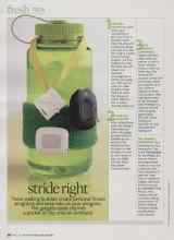 Better Homes & Gardens April 2010 Magazine Article: Stride right